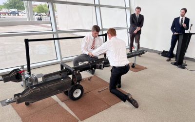 LA Tech Students redesign B-52 tow bar for AFGSC as part of CIC program